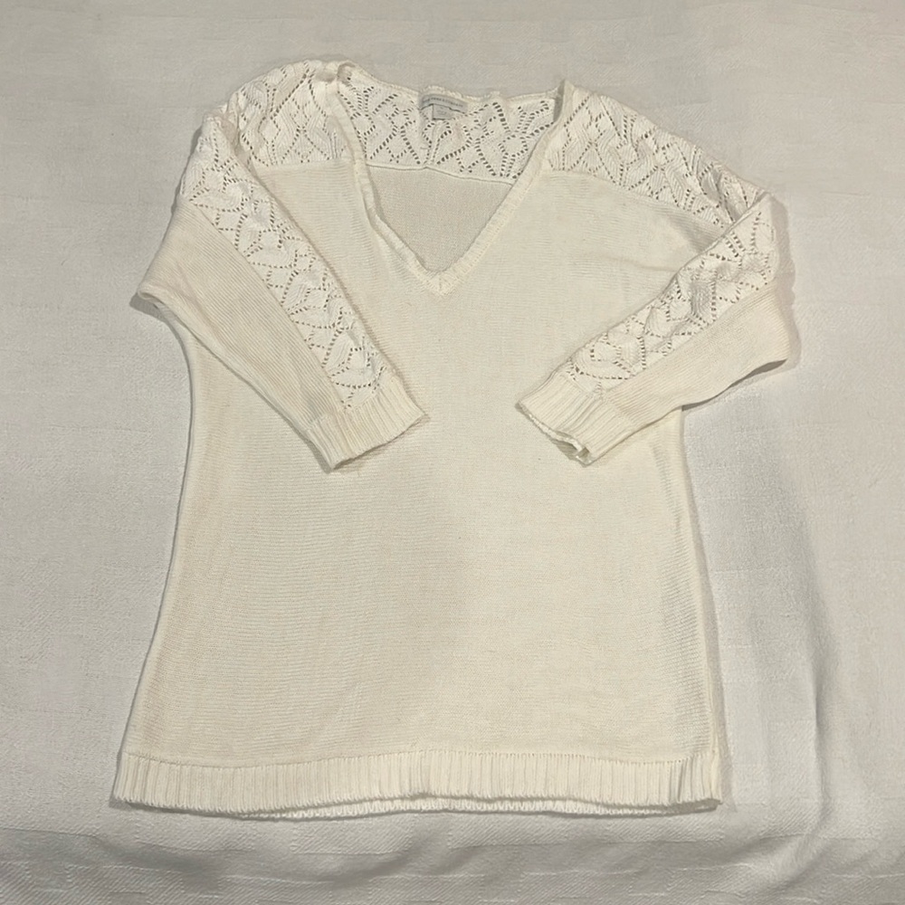 New York & Company white sweater